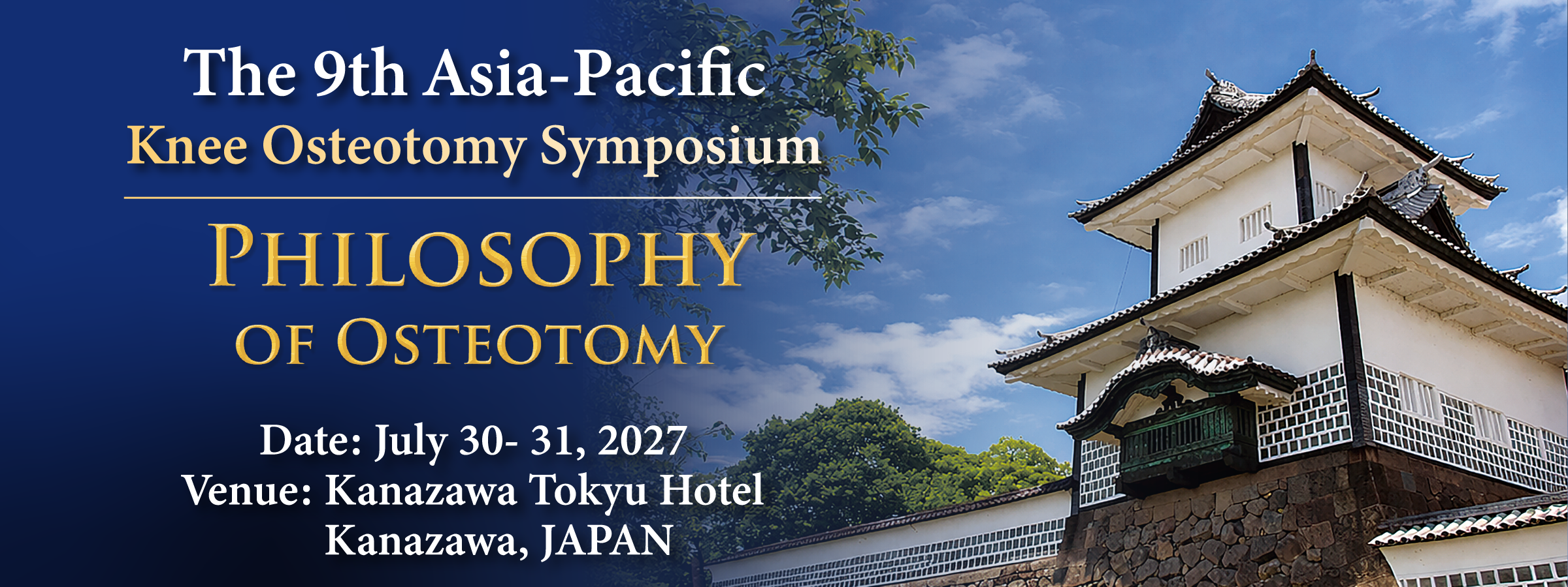 The 9th Asia-Pacific Knee Osteotomy Symposium Key Visual